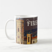 ヴィンテージトラベルフィレンツェItaly Church Duomo コーヒーマグカップ (左)