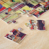 ヴィンテージトラベルフィレンツェItaly Church Duomo ジグソーパズル (側面)