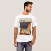 ヴィンテージトラベルフィレンツェItaly Church Duomo Tシャツ (正面フル)