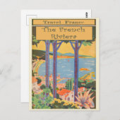 ヴィンテージトラベルフランスリヴィフランスのエラレトロ ポストカード (正面/裏面)