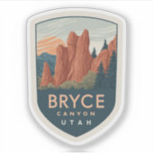 ヴィンテージトラベルブライスキャニオン国立公園ユタ シール (正面)