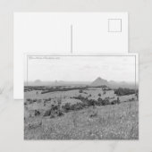 ヴィンテージトラベルブラック&ホワイト写真 ポストカード (正面/裏面)