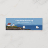 ヴィンテージトラベルブルー海灯台メインセイル スキニー名刺 (正面)