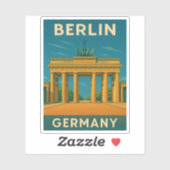 ヴィンテージトラベルベルリンドイツブランデンバーグゲート シール (シート)