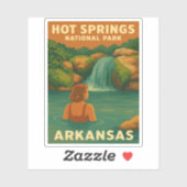 ヴィンテージトラベルホット春ナショナルパークアーカンソー シール (シート)