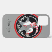 ヴィンテージトラベルホテルアドルファスinダラス,テキサス州 Case-Mate iPhoneケース (裏面 (横))