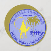 ヴィンテージトラベルホテルリヴァットinモナスティール，チュニジア (正面/裏面)