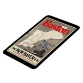 ヴィンテージトラベルボストンニューヘブン鉄道列車 マグネット (左側)