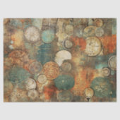 ヴィンテージトラベルボホスタイルデクページ 薄葉紙 (正面)