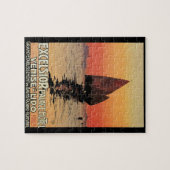 ヴィンテージトラベルボーツアットエクセルシオールパレスヴェニス ジグソーパズル (横)