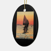 ヴィンテージトラベルボーツアットエクセルシオールパレスヴェニス セラミックオーナメント (左)