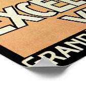 ヴィンテージトラベルボーツアットエクセルシオールパレスヴェニス ポスター (角)