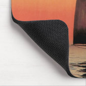 ヴィンテージトラベルボーツアットエクセルシオールパレスヴェニス マウスパッド (コーナー)