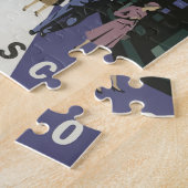 ヴィンテージトラベルポスターサンフランシスコ ジグソーパズル (側面)