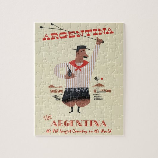 ヴィンテージトラベルポスターパズル ジグソーパズル (縦)