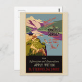 ヴィンテージトラベルポスターヤンツズ中国ポストカード ポストカード (正面/裏面)