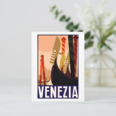 ヴィンテージトラベルポスターヴェニス ポストカード (スタンド正面)