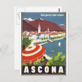 ヴィンテージトラベルポスター&レトロプリント ポストカード (正面/裏面)