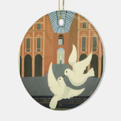 ヴィンテージトラベルミラノオリエ表現ント セラミックオーナメント (左)