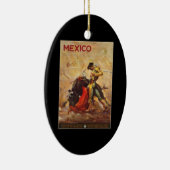 ヴィンテージトラベルメキシコブルファイティングマタドール セラミックオーナメント (右)