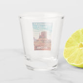 ヴィンテージトラベルモニュメントバレーアリゾナレトロ ショットグラス (裏面)