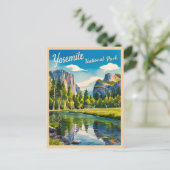 ヴィンテージトラベルヨセミテ国立公園カリフォルニア ポストカード