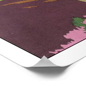 ヴィンテージトラベルヨークシャーモーズイングランド ポスター (角)