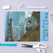 ヴィンテージトラベルラグーナビーチ，カリフォルニア 薄葉紙 (クラフト)