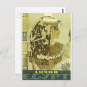 ヴィンテージトラベルルクソールエジプト ポストカード (正面/裏面)