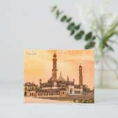 ヴィンテージトラベルルークノウインディアバケーションレトロ ポストカード (スタンド正面)