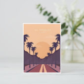 ヴィンテージトラベルロスアンゼルスカリフォルニアアメリカ ポストカード (スタンド正面)