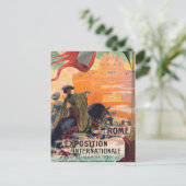 ヴィンテージトラベルローマイタリア – ポストカード (スタンド正面)