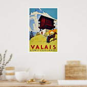 ヴィンテージトラベルヴァレスイスファームハウス ポスター (キッチン)