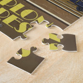 ヴィンテージトラベルヴェネツィアオリエント表現ポスター ジグソーパズル (側面)