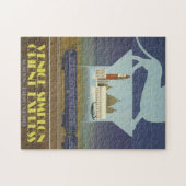 ヴィンテージトラベルヴェネツィアオリエント表現ポスター ジグソーパズル (横)