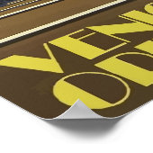 ヴィンテージトラベルヴェネツィアオリエント表現ポスター ポスター (角)