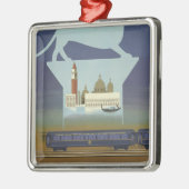 ヴィンテージトラベルヴェネツィアオリエ表現ント メタルオーナメント (左)