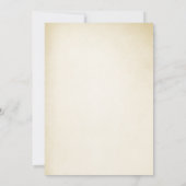 ヴィンテージトラベル結婚式招待状素朴マップボホ 招待状 (裏面)