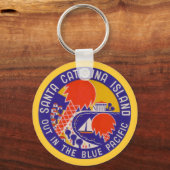 ヴィンテージトラベル – サンタカタリナアイランド キーホルダー (正面)