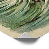 ヴィンテージトラベル、ビーチリゾートカボールフランス ポスター (角)