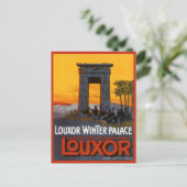 ヴィンテージトラベル、ルクソール冬の宮殿、エジプトアフリカ ポストカード (スタンド正面)