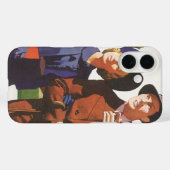 ヴィンテージトラベル、観光客ズオンバカンス観光 Case-Mate iPhoneケース (裏面 (横))