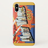 ヴィンテージトラベルNYC ニューヨーク市からのご挨拶 Case-Mate iPhoneケース (裏面)