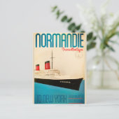 ヴィンテージトランアトランティック旅行はがき ポストカード (スタンド正面)