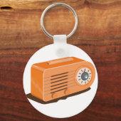 ヴィンテージトランジスタ無線レトロ キーホルダー (正面)