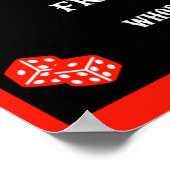 ヴィンテージトランプのポーカーナイトポスター ポスター (角)