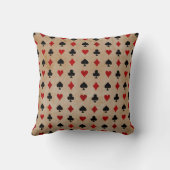 ヴィンテージトランプスーツ クッション (裏面)