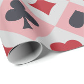 ヴィンテージトランプ色の折り返し紙 ラッピングペーパー (ロールコーナー)