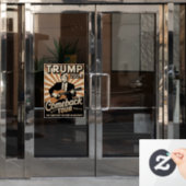 ヴィンテージトランプ2024ロックカムバックツアー ウィンドウサイン (オフィスドア)