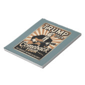 ヴィンテージトランプ2024ロックカムバックツアー ノートパッド (回転)